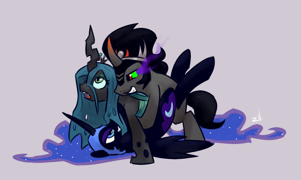 sombra twilight my king pony little and League of legends hen tai
