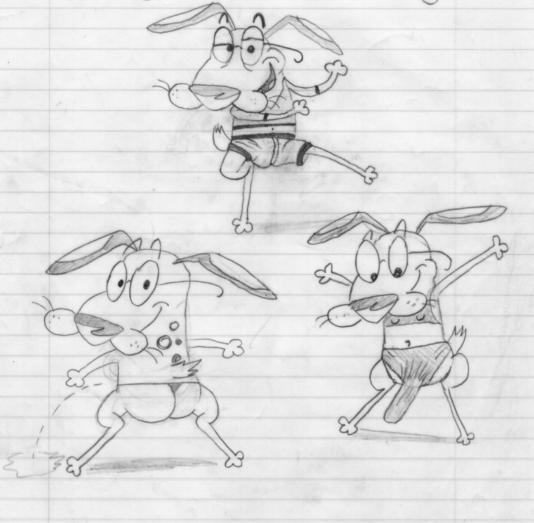 the cowardly courage dog cajun fox Alvin and the chipmunks best head