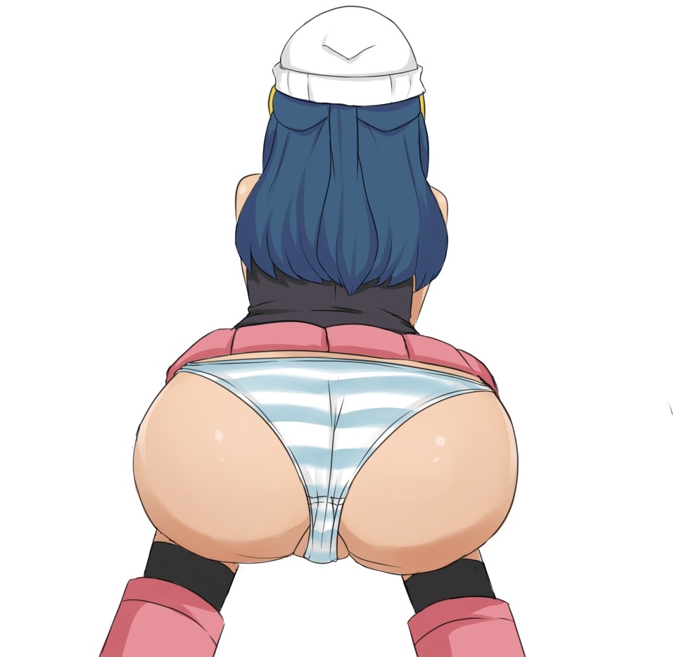 panties striped and white pink Pokemon sun and moon beauty trainer