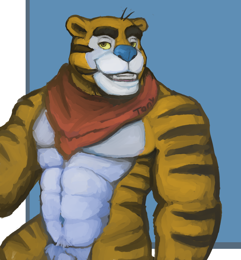 blue the nose does have why tony tiger a Natsu and gray gay sex