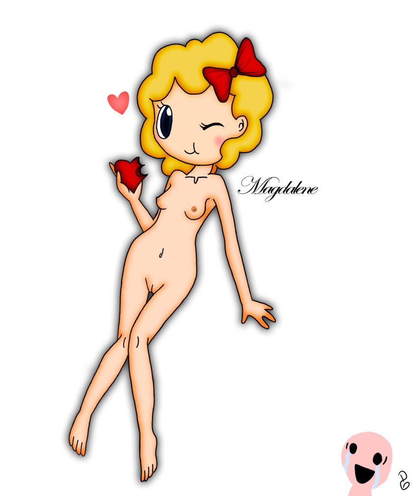 lilith isaac binding of the Princess peach in a swimsuit
